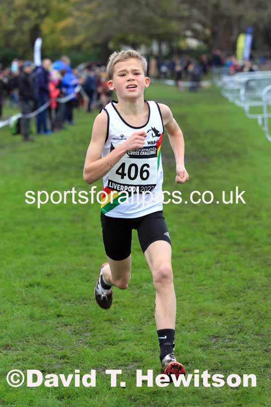 Boys Under-13s, 2022 British Athletics Cross Challenge, Sefton Park, Liverpool.  Photo: David T. Hewitson/Sports for All Pics